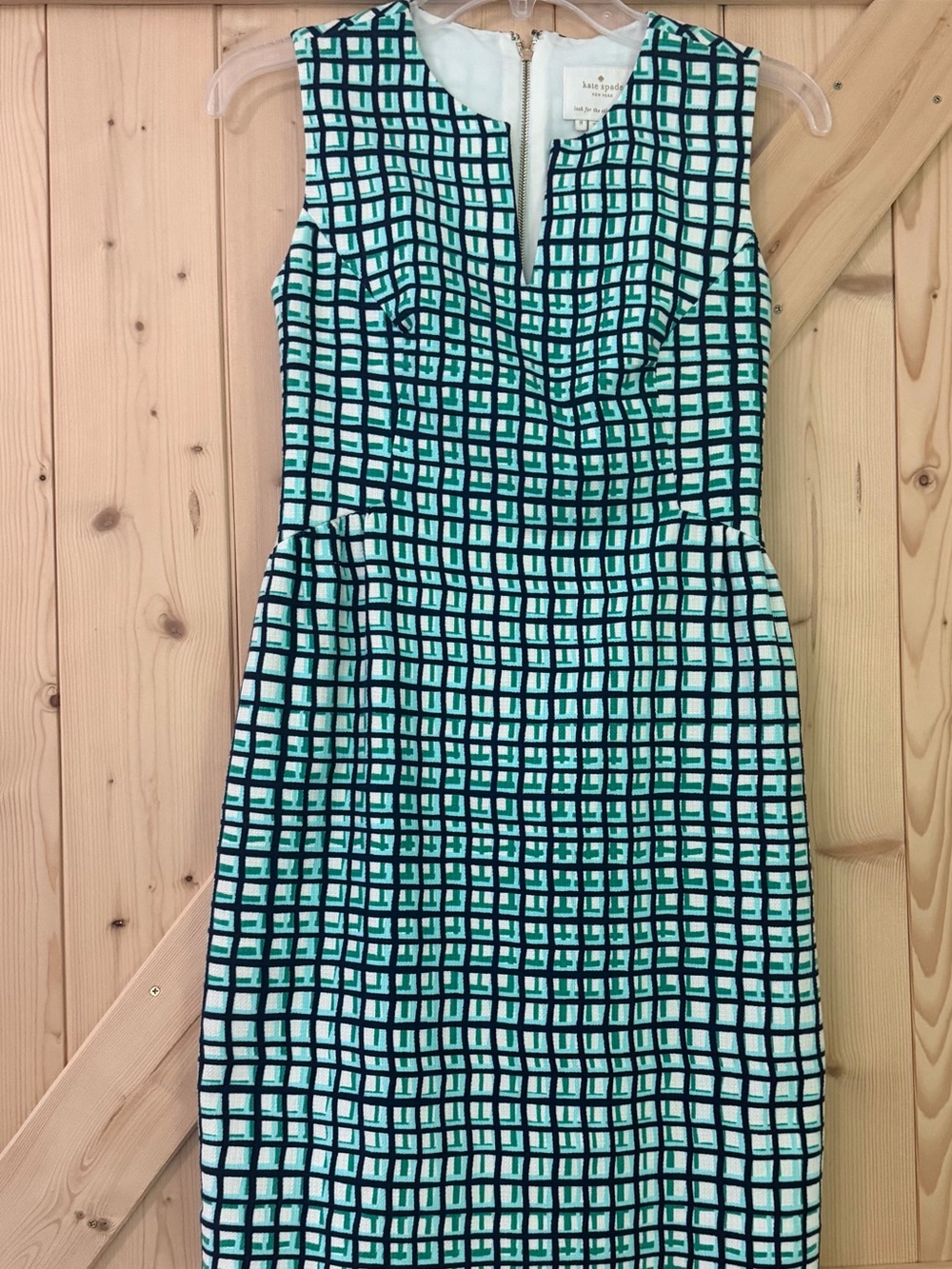 💙💚 Kate Spade “Samantha” Sheath Dress 💚💙 - Picture 3 of 9
